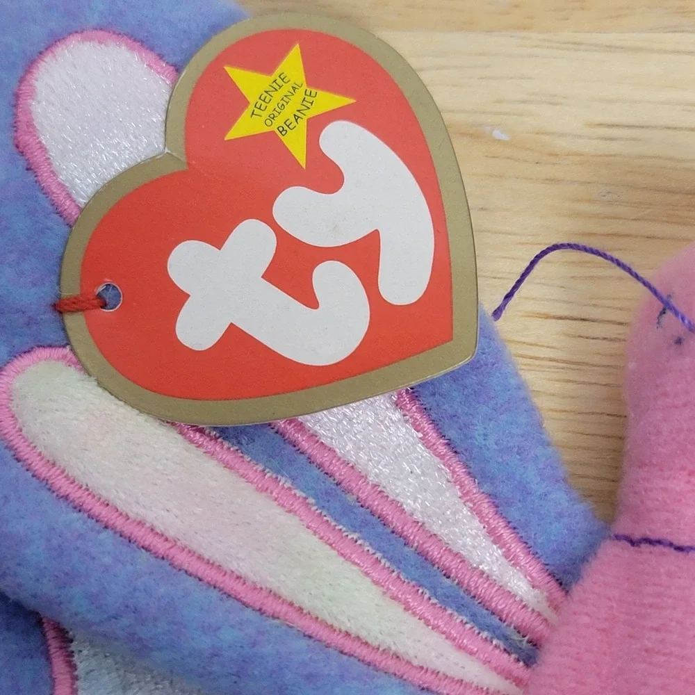 Ty Beanie Babies & McDonald's Teenie Beanie Lot 1999 Flutter the Butterfly Plush